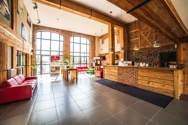 Camera con balcone nella Zalesie Mazury Active Spa — riposo confortevole